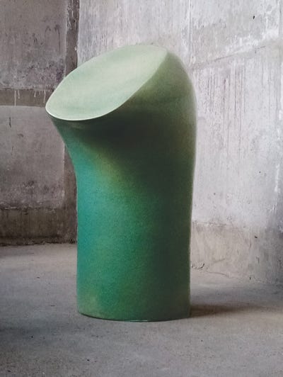 Les garde-fous, grès émaillé